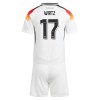 Camisola + Calções Alemanha Wirtz 17 Criança Equipamento 1ª Euro 2024